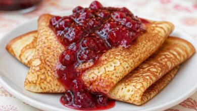 Овсяные блины с мукой из черного риса