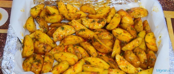 картофель айдахо в духовке