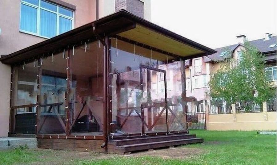 Мягкие окна для террасы