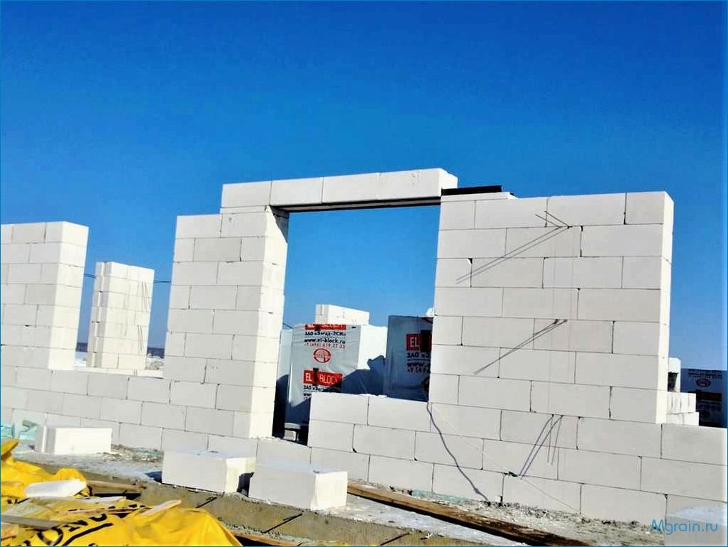 Газобетонные блоки: преимущества и применение
