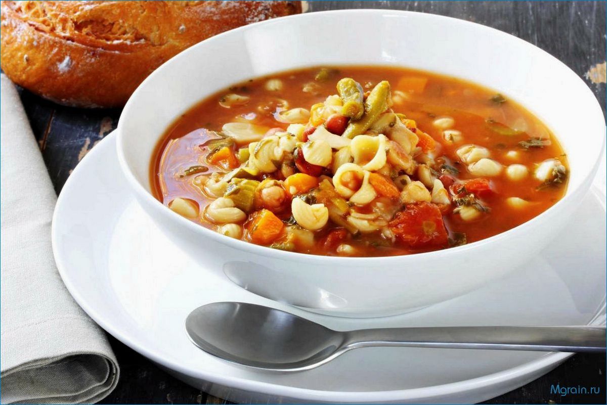 (минестроне, вкусный, питательный, итальянский) Минестроне — вкусный и питательный итальянский суп