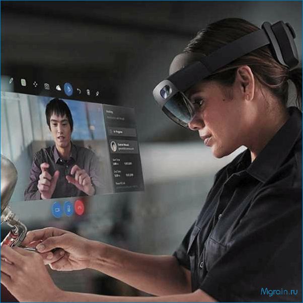 (очки, виртуальной, реальности, microsoft, hololens) Очки виртуальной реальности Microsoft HoloLens