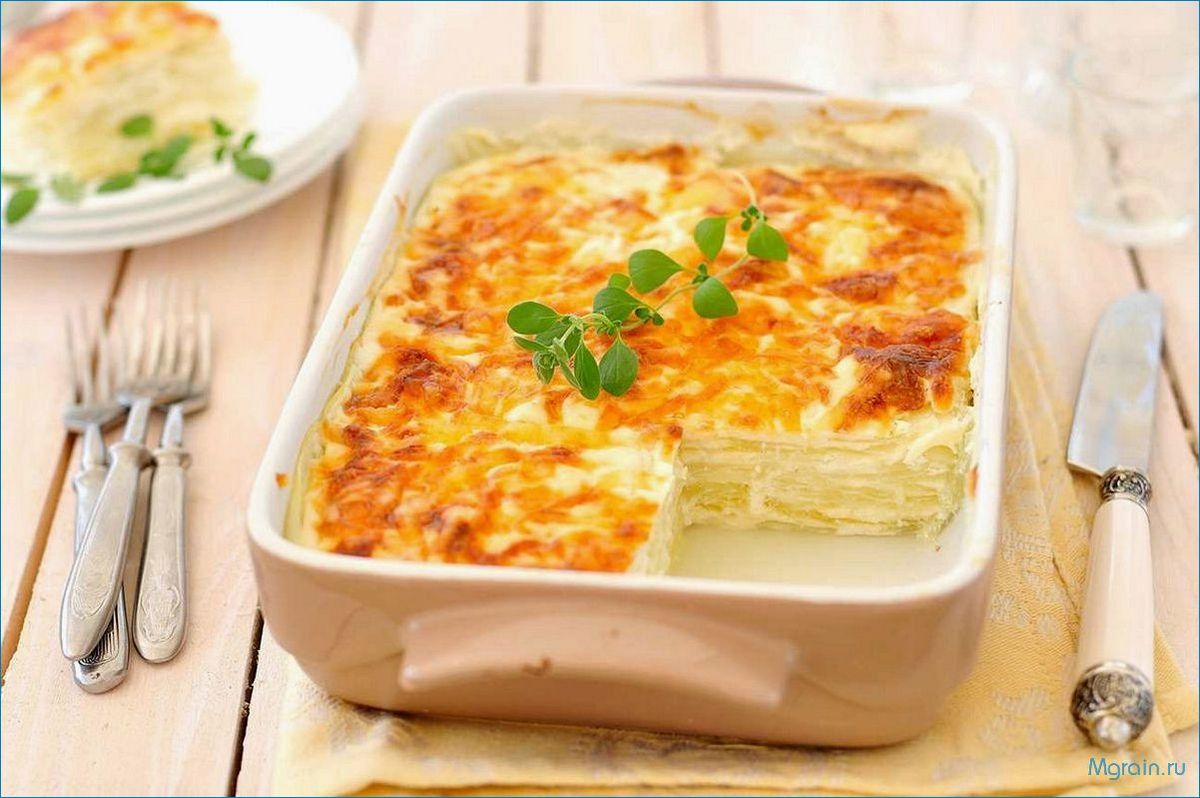 Как приготовить вкусную и сытную картофельную запеканку с яйцом 