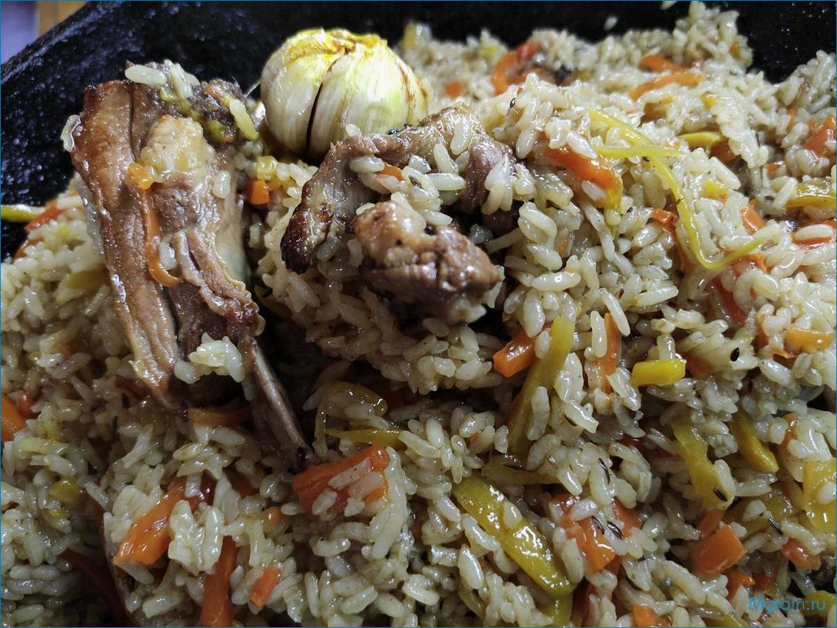 Простой и вкусный рецепт приготовления плова из нежной баранины 