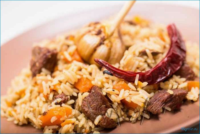 Простой и вкусный рецепт приготовления плова из нежной баранины 