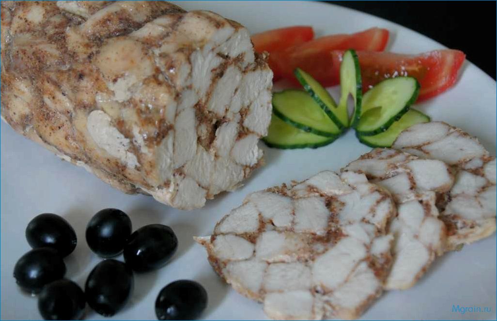 (сногсшибательный, куриный, рулет, мраморный) Сногсшибательный куриный рулет «Мраморный»