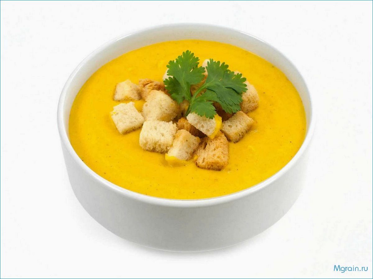 Суп-пюре с сыром — вкусный и сытный рецепт для холодных осенних вечеров 