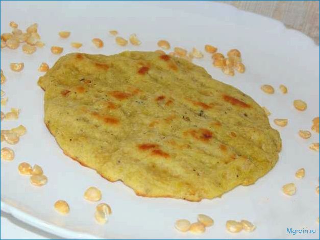 Гороховые лепешки — вкусное и питательное блюдо 