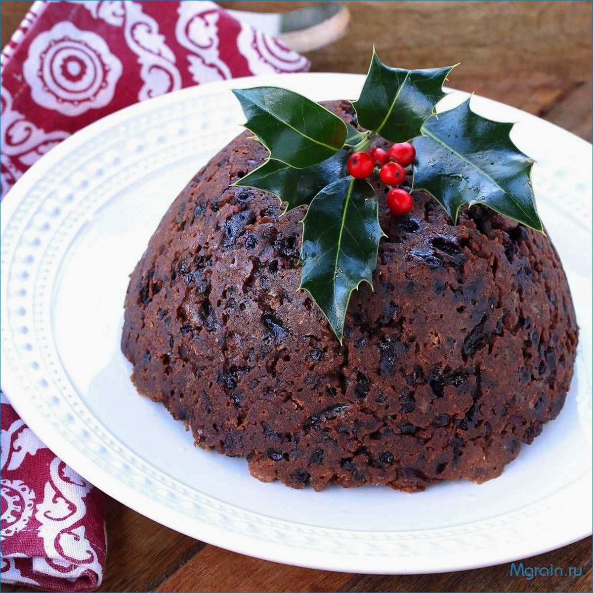 Пудинг Черная шапочка — вкусный и аппетитный рецепт с шоколадным соусом и ванильным кремом 