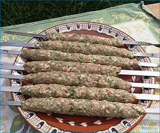 Шашлык по-туркменски — традиционный рецепт ароматного и сочного мяса 