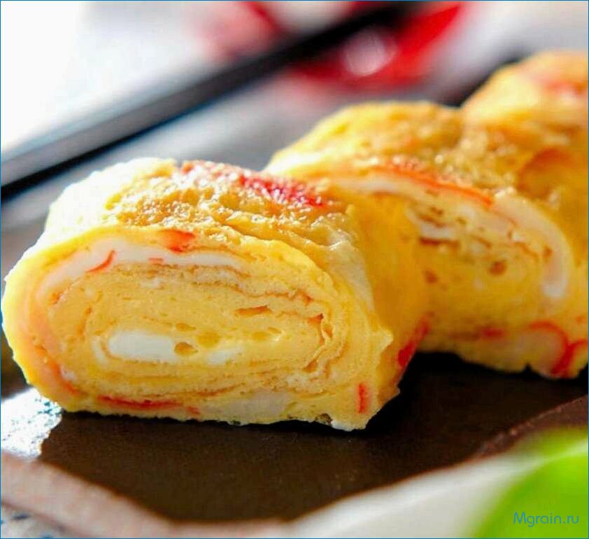 Приготовление вкуснейшего японского омлета с соевым соусом  